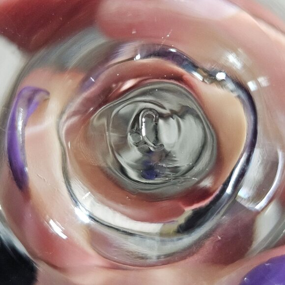 2 Libbey PINES Wine Glasses 10oz Winter Scene white decal gold rim Arbys Lynns - Picture 11 of 11